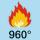 vlambestendig 960°C