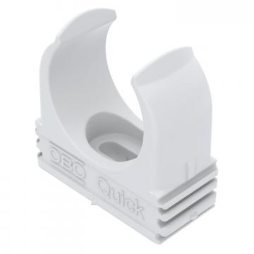 Quick-klem, vlamvertragend, helder wit