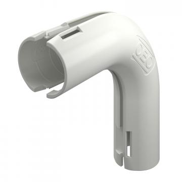 Quick-Pipe® bocht 90°, helder wit