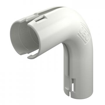 Quick-Pipe® bocht 90°, helder wit