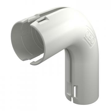 Quick-Pipe® bocht 90°, helder wit