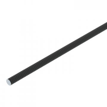 Draadstang 1 meter, zwart