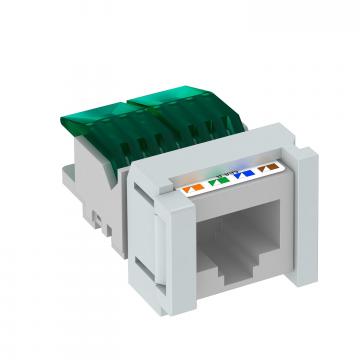 Aansluitmodule cat. 5E, niet afgeschermd, Snap-In