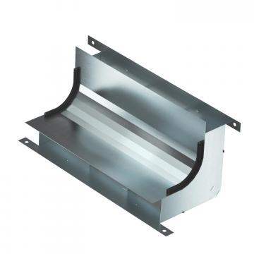 Verticale bocht, 3 compartimenten , kanaalhoogte 58 mm