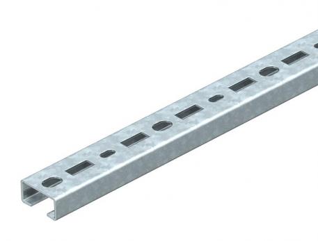 Profielrail CM3015, sleufbreedte 16 mm, FT, geperforeerd 300 | 30 | 15 | 1,5 | Staal | thermisch verzinkt | 