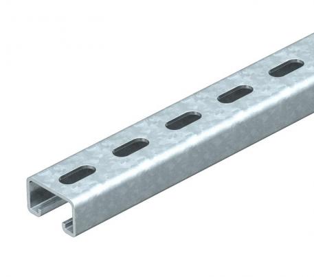 Montagerail MS5030, sleufbreedte 22 mm, FT, geperforeerd 3000 | 50 | 30 | 3 | thermisch verzinkt