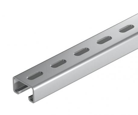 Montagerail MS5030, sleufbreedte 22 mm, A2, geperforeerd