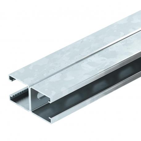 Montagerail MS4182, sleuf 22 mm, dubbel, FT, geperforeerd 