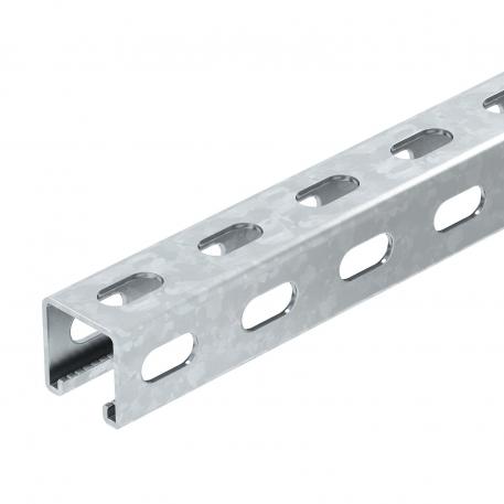 Montagerail, MS4141, sleuf 22 mm, FS, zijperforatie