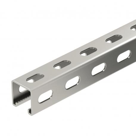 Montagerail, MS4141, sleuf 22 mm, A2, zijperforatie 1000 | 41 | 41 | 2 | blank, nabehandeld