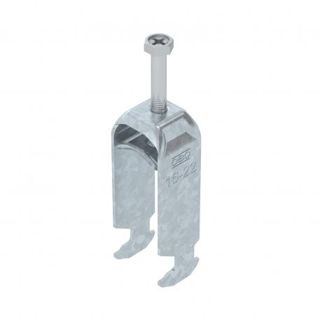Beugelklem 2056 H-voet 2-voudig, metalen drukwand, FT 16 | 22 | 3