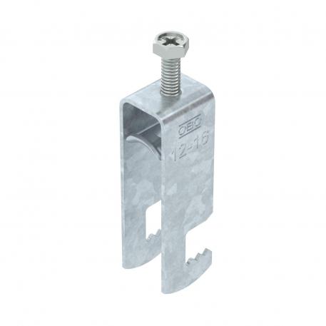 Beugelklem 2056 F-voet 2-voudig, metalen drukwand, FT 12 | 16 | 3