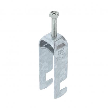 Beugelklem 2056 F-voet 2-voudig, metalen drukwand, FT 16 | 22 | 3