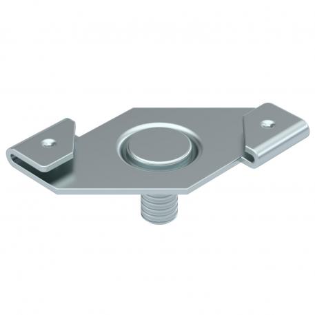 Plafondprofielklem, met schroefdraadbout M6x9