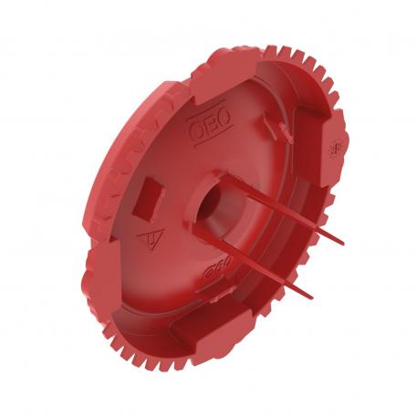 UP signaaldeksel inbouwdozen, enkel  |  |  | Signaalrood