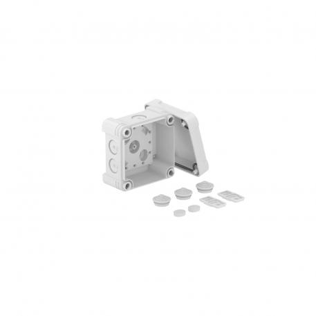 Kabeldoos X01 85x85x45 | 7 | IP67 | lichtgrijs; RAL 7035