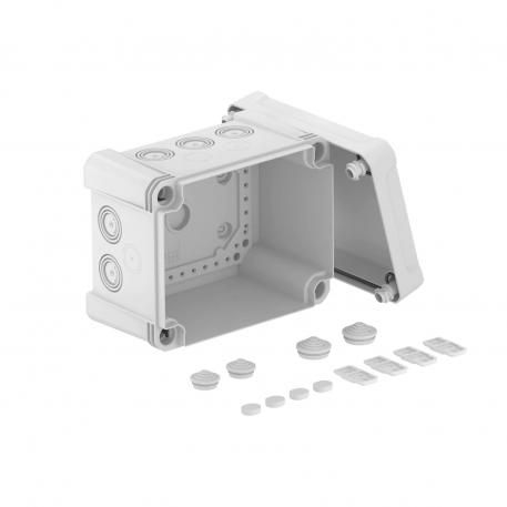 Kabeldoos X10 177x137x110 | 10 | IP67 | lichtgrijs; RAL 7035