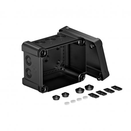 Kabeldoos X10 177x137x110 | 10 | IP67 | grafietzwart, RAL 9011