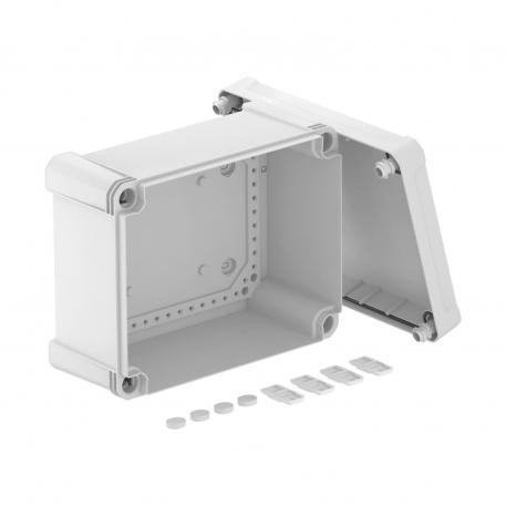 Lege behuizing X16 227x177x110 |  | IP67 | lichtgrijs; RAL 7035