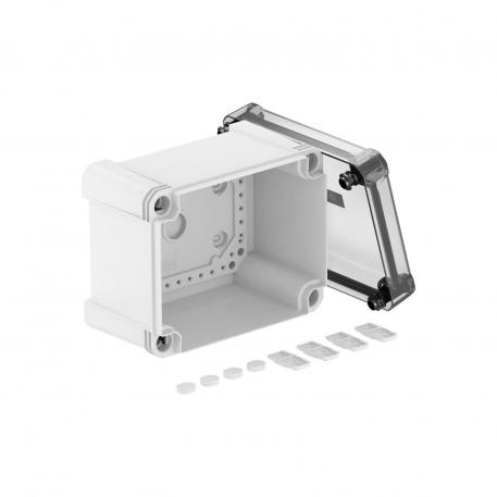 Lege behuizing X10 177x137x110 |  | IP67 | grijs / transparant