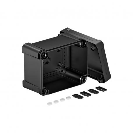 Lege behuizing X10 177x137x110 |  | IP67 | grafietzwart, RAL 9011