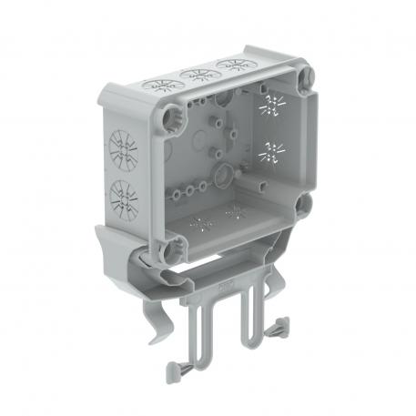 Kabeldoos T100 onderbak  | 10 | IP 30 | lichtgrijs; RAL 7035