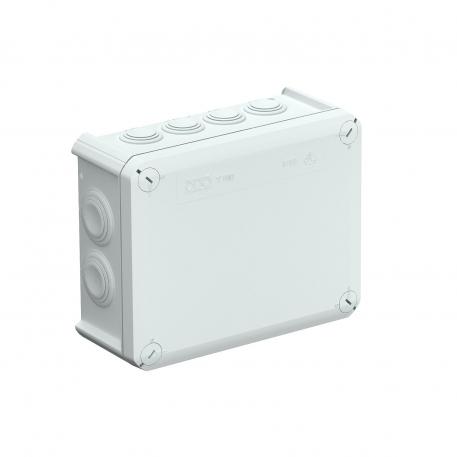 Kabeldoos T 160, kabelinvoer 176x135x67 | 12 | IP66 | lichtgrijs; RAL 7035