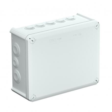 Kabeldozen T 250, kabelinvoer 225x173x86 | 16 | IP66 | lichtgrijs; RAL 7035