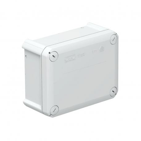 Junction box T 100, closed, EcoLine 136x102x57 |  | IP66 | lichtgrijs; RAL 7035