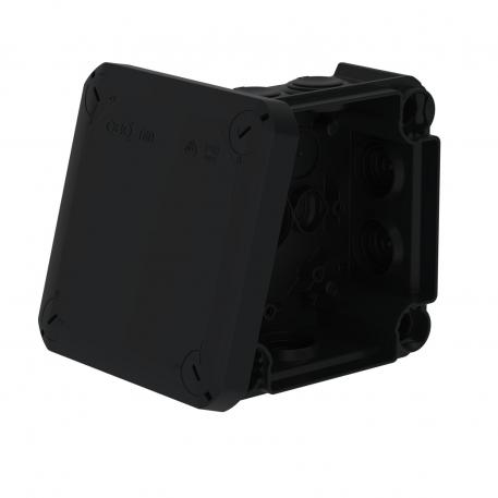 Kabeldoos T 60, kabelinvoer 100x100x48 | 7 | IP66 | grafietzwart, RAL 9011