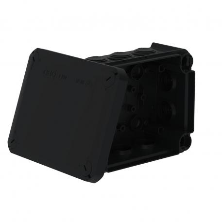Kabeldoos T 100, kabelinvoer 136x102x57 | 10 | IP66 | grafietzwart, RAL 9011