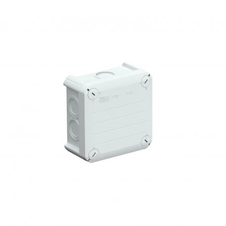 Kabeldoos, T60 met doorbreekinvoeren 100x100x48 | 7 | IP67 | lichtgrijs; RAL 7035