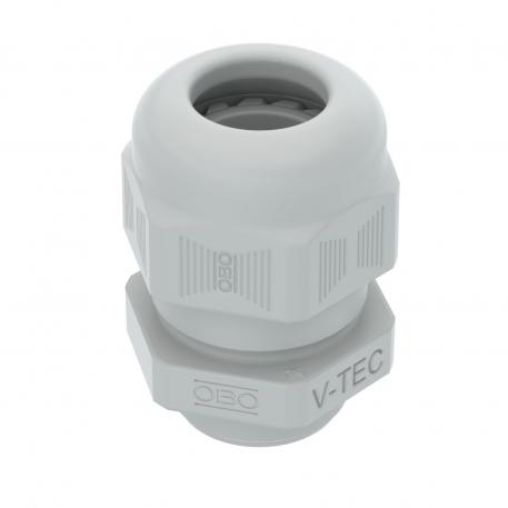 Wartel, metrische schroefdraad kort, lichtgrijs  |  | M20 x 1,5 | nee | lichtgrijs; RAL 7035
