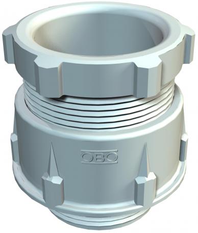 Conische wartel, metrische schroefdraad, lichtgrijs M12 x 1,5