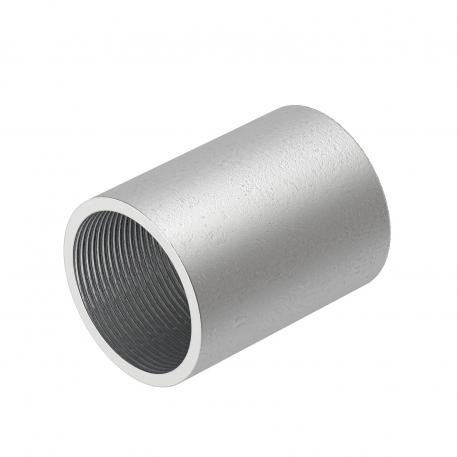 Zink-nikkel gecoate stalen mof, met schroefdraad 50 | M50x1,5