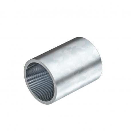 Galvanisch verzinkte stalen mof, met schroefdraad 63 | M63x1,5