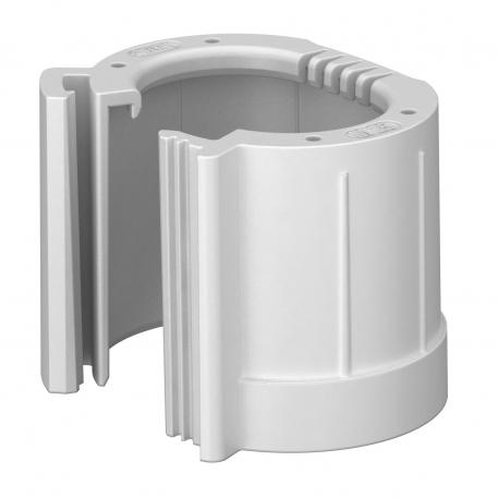Pipe end cap, splittable, metric, light greyGrip 20, EcoLine 