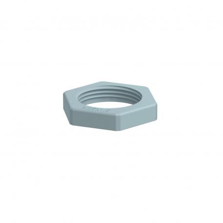 Tegenmoer, metrische schroefdraad, zilvergrijs M25_x_1,5 | 32