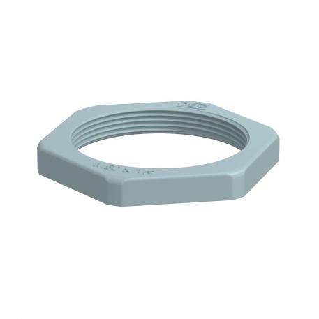 Tegenmoer, metrische schroefdraad, zilvergrijs M50_x_1,5 | 60