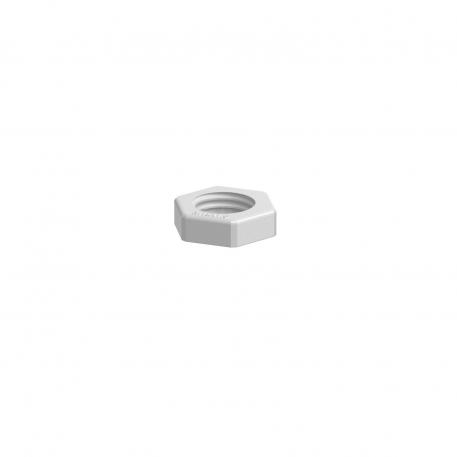 Tegenmoer, metrische schroefdraad, lichtgrijs M12_x_1,5 | 17