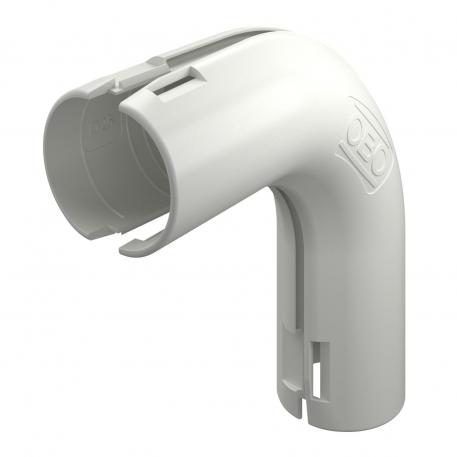 Quick-Pipe-bocht 90°, helder wit 