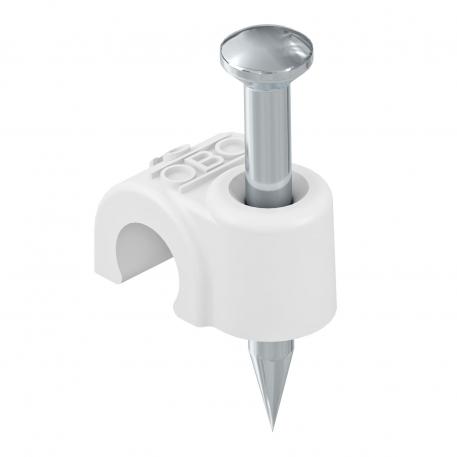 ISO-nagelclip type 2009, helder wit 35 | 9 | 2,0x35 | zuiver wit; RAL 9010