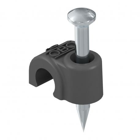 ISO-nagelclip type 2010, zwart 25 | 10 | 2,0x25 | diepzwart; RAL 9005