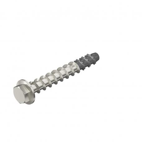 Zeskantanker MMS-plus SS 10x75, met aangedrukte sluitring, van roestvast staal A4 75 | 10x75 | 8 | 13