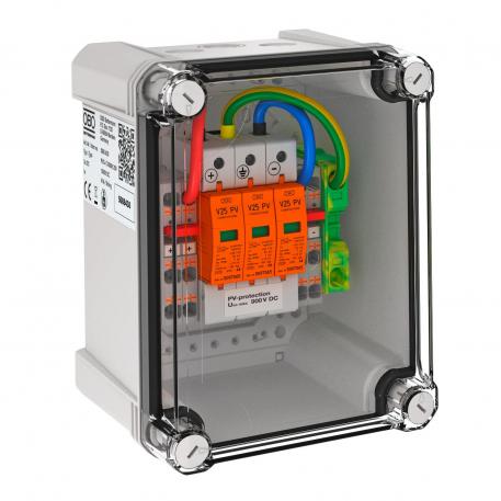 Generatoraansluitdoos type 1 + 2 voor 2 strings IP67