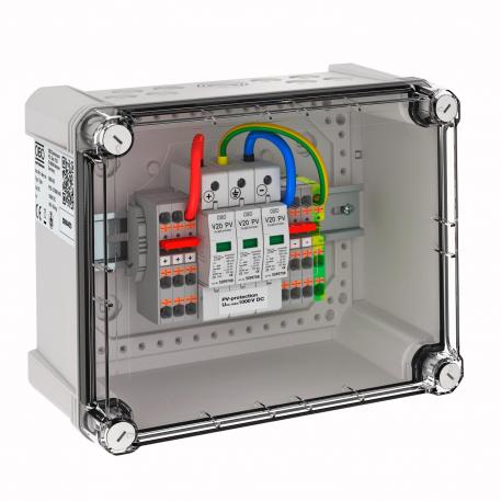 Generatoraansluitdoos type 2 voor 4 strings IP67