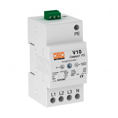 Overspanningsafleider V10 compact met extern signaal 255 V