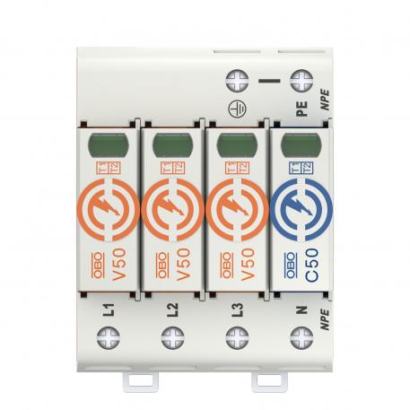 Combi-afleider V50, 3-polig+NPE 280 V 3+N/PE | 280 | IP20