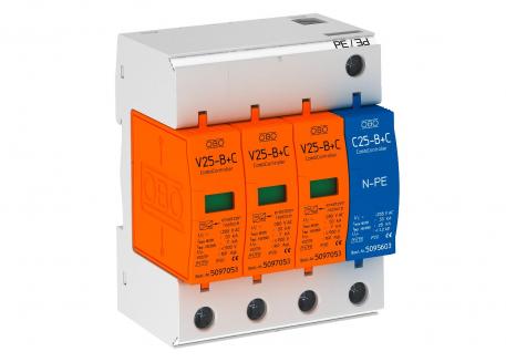 Combi-afleider V25, 3-polig+NPE 280 V 3+N/PE | 280 | IP20