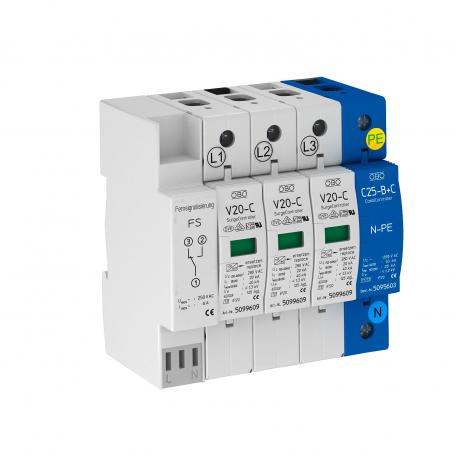 Overspanningsafleider met extern signaal V20 + NPE